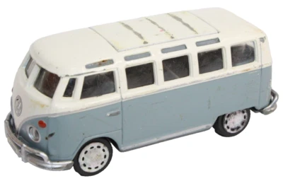 VW T1 SAMBA 1960 MAISTO 1/43 AUTO VOLKSWAGEN VAN FURGONE MODELLINO VINTAGE - Immagine 1 di 4