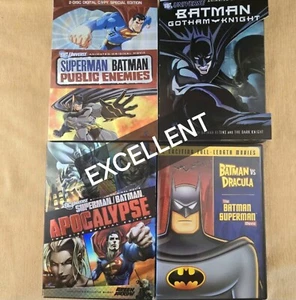 DVD BATMAN/Dracula/Superman/Darkseid/Joker Apocalypse/Gotham Knight Public/Enemy - Picture 1 of 23
