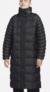 NIKE Swoosh Puffer PrimaLoft Therma-FIT Oversized Parka Size Medium RRP $360 New - Picture 1 of 22