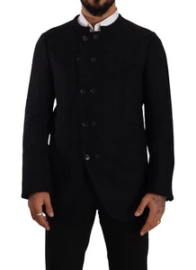 DOLCE & GABBANA Jacket Gray Alpaca Button Down Men Coat IT48 / US38 /M RRP $2600 - Picture 1 of 12