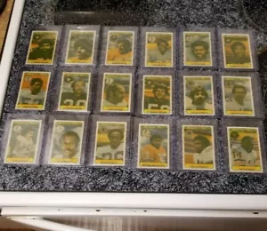 1979 Stop-N-Go Football Cards Full Set 18 Cards Rare Walter Payton/Staubach - Picture 1 of 6