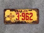 1946 - NEW MEXICO - TRAILER - LICENSE PLATE