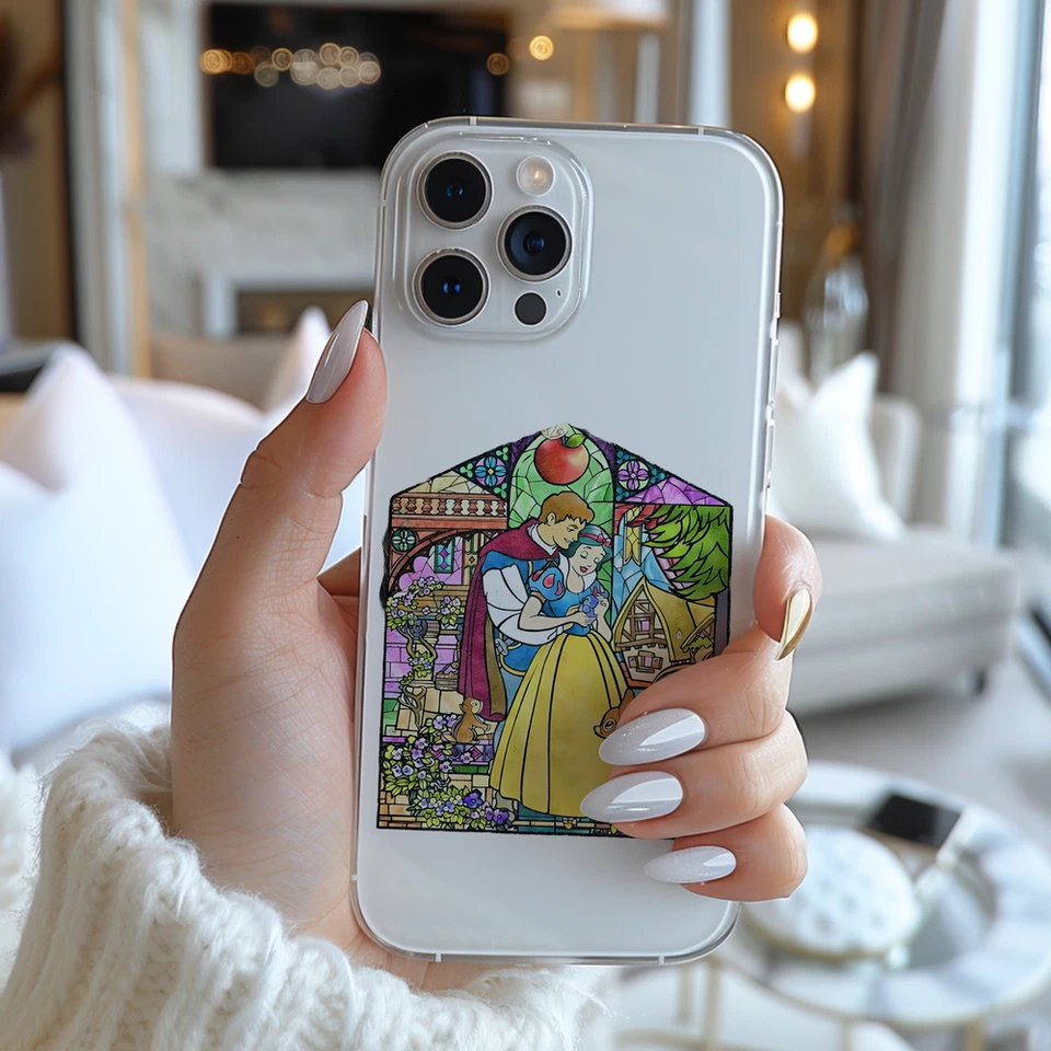 Funda de teléfono retro Disney Blancanieves y Príncipe vitral Disney AC524 Foto 1 de 1