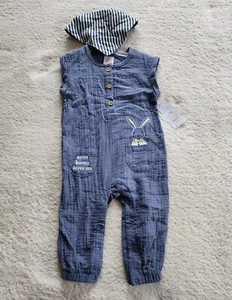New unisex boy / girl Easter Spring Summer romper and bandana set - Picture 1 of 3