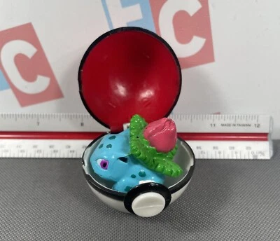 1999 Pokemon Basic Fun Ivysaur Figure & Pokeball Retro Vintage - Image 1 of 4