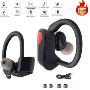 Bluetooth 5.0 Headset TWS Wireless Earphones Earbuds Bass Stereo Headphones Gift - Zdjęcie 1 z 12