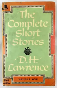 The Complete Short Stories : Volume One, D.H. Lawrence, 1974, Ex-Library, HC - Picture 1 of 13
