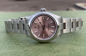 2023 Rolex Oyster Perpetual 28mm 276200 Pink Dial Watch with Card - Picture 1 of 22