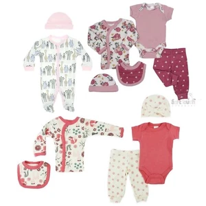 Tiny Baby Girls Clothes Layette Set Starter Outfit Hat Babygrow NEW Premature - Picture 1 of 25