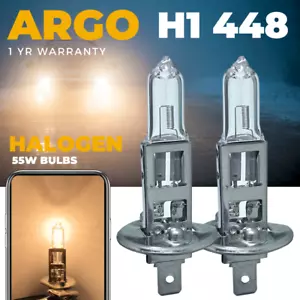 H1 55w Halogen Headlight Car Bulbs 448 Van Bright Cornering Fog Light Bulbs 12v - Picture 1 of 10