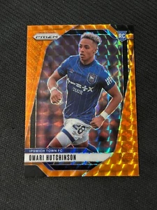 2024-25 Prizm Premier League Orange Mosaic Prizm Omari Hutchinson RC #277 - Picture 1 of 2