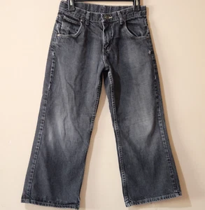 [Youth] Wrangler Size 10 Husky Fit Wide Leg Denim Adjustable Jeans #p88-4 - Picture 1 of 10