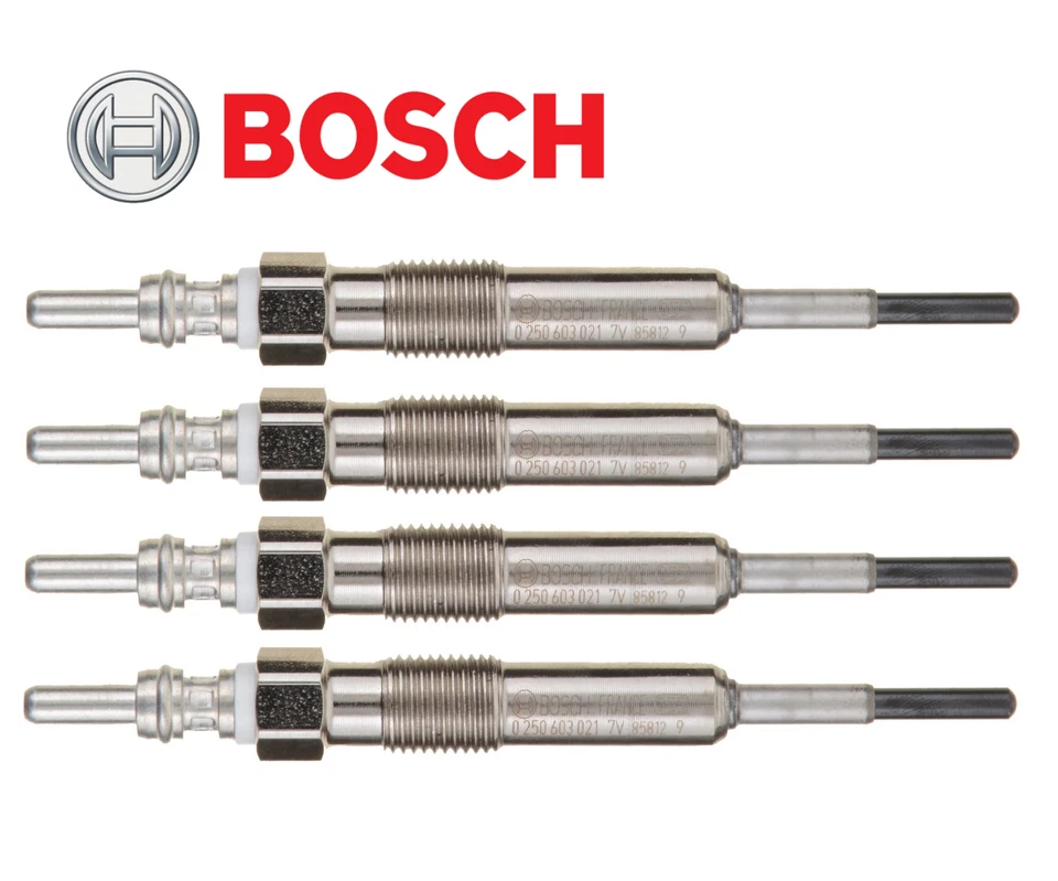 Bosch OEM Diesel Glow Plug 10mm (4pcs) for VW Volkswagen Beetle Jetta 1.9L - Image 1 of 1