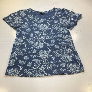 LUCKY BRAND JEANS LOS ANGELES FLORAL BOHO PEASANT GIRL TOP T SHIRT Womens XS  - Picture 1 of 4