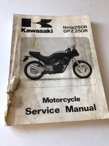 KAWASAKI NINJA 250R GPZ250R SERVICE MANUAL 1986 EX250-E1 1987 EX250-E2 + 86-07 - Bild 1 von 3