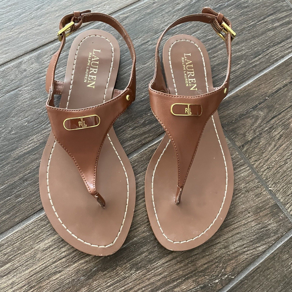 靴 louren leather thong sandal Lauren Ralph Lauren Women's Rosalind Thong Sandals - Macy's