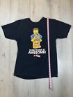 Lego Movie Men's T-Shirt Everything Is Awesome Graphic Crewneck Short Sleeve S/M