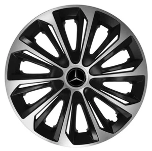 15" Wheel trims fit Citan wheel covers 15 inches silver / black - Picture 1 of 5