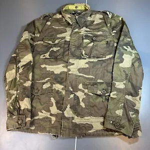 Alpha Industries Field Jacket M65 Woodland Camo Large Army Military - Picture 1 of 17