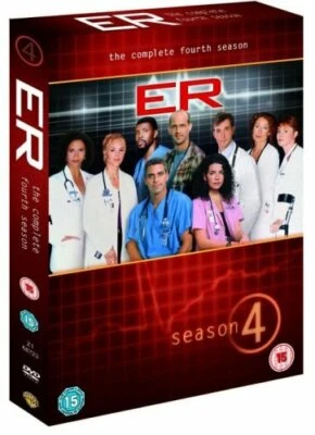 ER Season 4 DVD Drama (2005) George Clooney Quality Guaranteed Amazing Value - Image 1 of 4