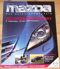 Mazda das Reportagemagazin 03/2003 MX5 3 6