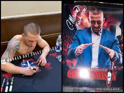 Charles Mason Firmado Metálico 8x10 Inscrito Prueba Promo WWE NXT EVOLVE AEW Foto 1 de 2