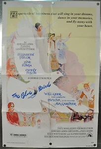 The Blue Bird Original One Sheet Movie Poster 1976 27 x 41 - Picture 1 of 4