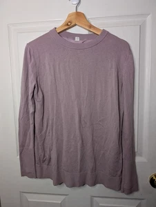 Suéter Lululemon Bring it Backbend Manga Larga Top Talla 8 Púrpura - Imagen 1 de 6