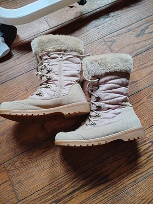 Baretraps Stay Dry System Winter Boots  Tan Faux Fur Lined – Size 10m Women's - Image 1 of 4