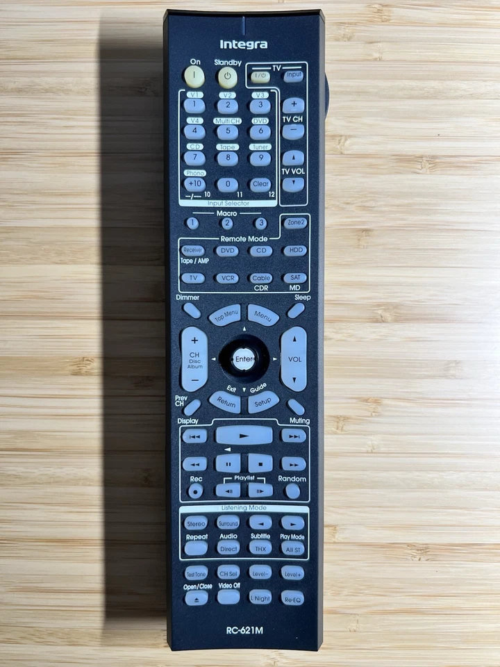 NEW Original INTEGRA RC-621M OEM A/V Remote Control - Image 1 of 2