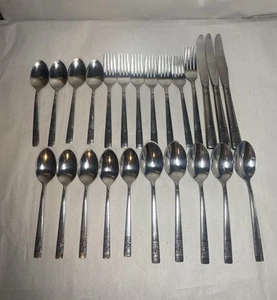 Gorham 25 pezzi Set posate in acciaio inox vintage classico - Foto 1 di 20