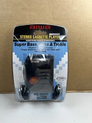 Vintage Aiwa Super Bass HS-GS112 NIB - Image 1 of 3
