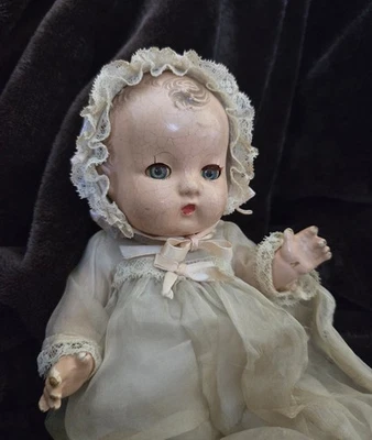 Vintage Effanbee 9” 1940’s Patsy Babyette Doll - Image 1 of 4