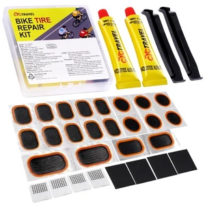 Kit Riparazione Pneumatici Bici Tubo Interno Bicicletta Kit Patch Foratura con 20 PCS Vulca... - Foto 1 di 6