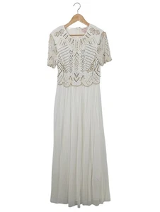 MISS SELFRIDGE Abito da cocktail Donna Abito Taglia IT 42 bianco elegante - Foto 1 di 5
