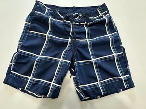 HERREN OLD NAVY BADEHOSE/BOARDSHORTS/MITTELBLAU/WEISS/STREIFEN 34 - Bild 1 von 6