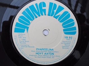 Hoyt Axton Evangelina 7" Youngblood YB92 EX 1980 - Bild 1 von 5