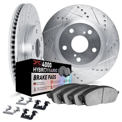 For Audi A6 Quattro 00-04 Brake Kit DFC Drilled & Slotted Front Brake Kit w 4000 Foto 1 de 4