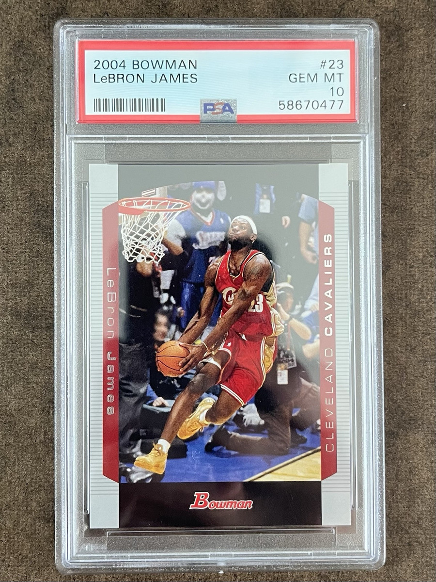 Bowman LeBron James 10 Graded Basketball Sports Trading Bowman LeBron James 10 Graded Basketball Sports Trading