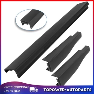 For 2008-2018 Ford F250 F350 F450 ABS Plastic Matte Black Tailgate Spoiler Lip - Picture 1 of 12
