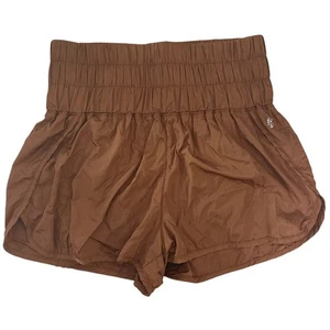 Free People Movement Running Shorts The Way Home Short in Peruvian Walnut Large - Picture 1 of 5