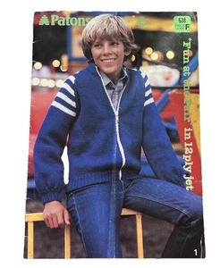Patons 638 Fun at the Fair Knitting Pattern Bk Children’s 8 Designs 12 Ply Jet - Picture 1 of 16