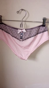 Vtg Rare VICTORIA'S SECRET Tux/Suit PinkSexy Little Things '09 PANTIES 2nd Skin - Picture 1 of 3