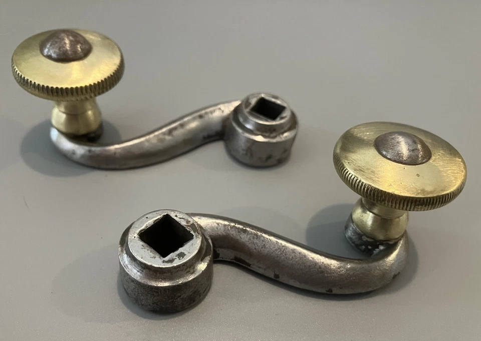 Poignées Anciennes Manivelle Napoléon III Second Empire - Photo 1/4