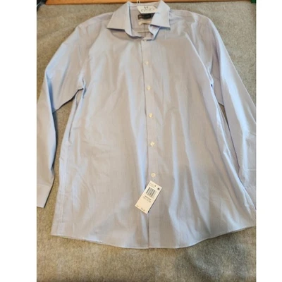 Camisa Michael Kors Para Hombre 16.5 32-33 Azul Francés Calce Regular Airsoft Elastizada Nueva Con Etiquetas Foto 1 de 4