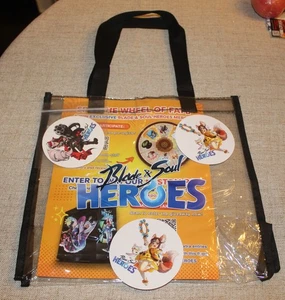 ANIME EXPO 2025 BLADE & SOUL HEROES TOTE BAG & STICKER SET BRAND NEW - Picture 1 of 1
