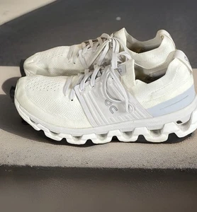 On Cloud Shoes Womens 7 Cloudswift 3 Running Sneakers White Frost 3WD10451040 - Picture 1 of 11