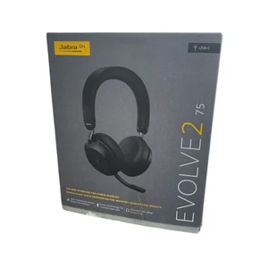 Jabra Evolve2 75 Wireless PC Headset Kopfhörer (ohne USB Adapter) - Afbeelding 1 van 1