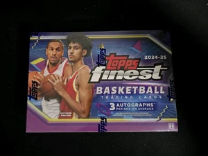 Topps Finest Basketball NBA 2024-25 Hobby Box Sealed Boxen Displays NEU OVP - Picture 1 of 3