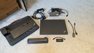 Thinkpad x250 i7 5600 16GB RAM 512+256GB SSD UltraDock 2x fuente de alimentación + funda - Imagen 1 de 4